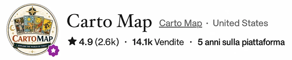 Carto Map — ★ 4,9 (2,6k) · 14,1k vendite · 5 anni sulla piattaforma